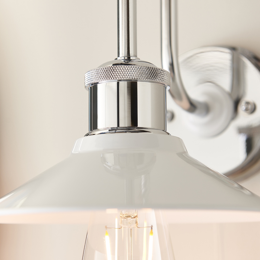 Endon 95508 - MARIS Bathroom Wall Light 1xE27/6W/230V IP44 Polished Chrome