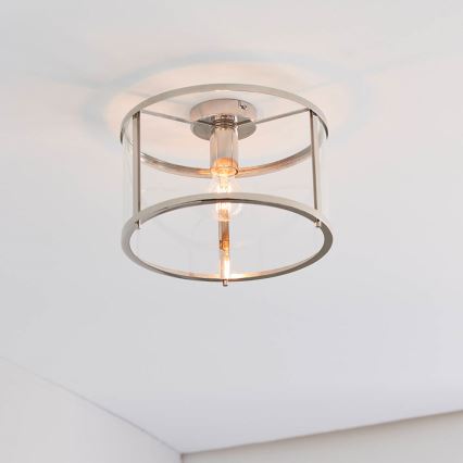 Endon 96150 - HOPTON ceiling light 1xE27/10W/230V polished chrome