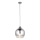 Endon 96442 - Chandelier on a string PANTHER 1xE27/10W/230V shiny chrome/smoky