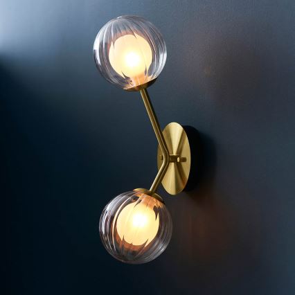 Endon 96691 - NORTHWEST Wall Light 2xG9/3W/230V Gold