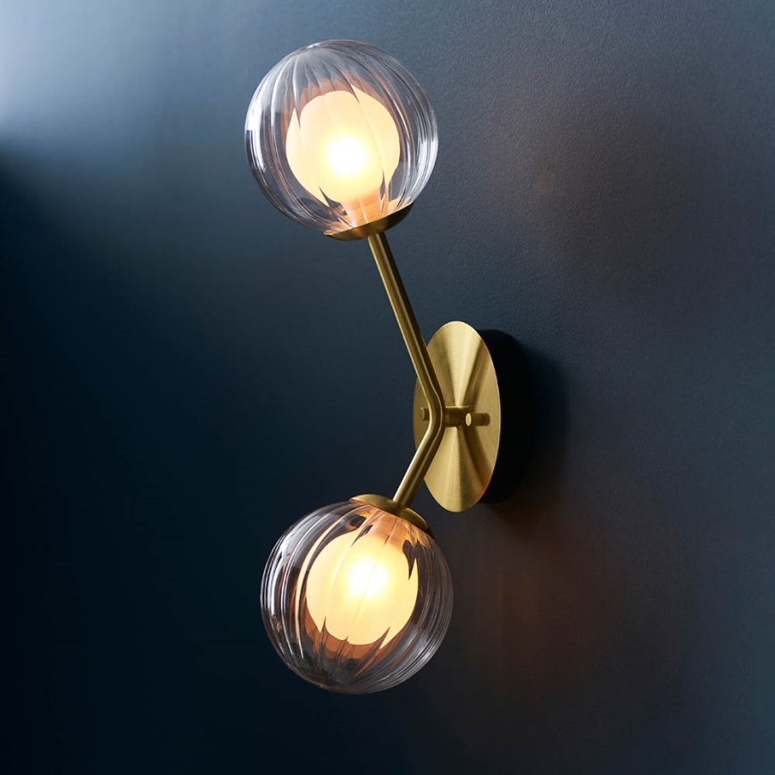 Endon 96691 - NORTHWEST Wall Light 2xG9/3W/230V Gold