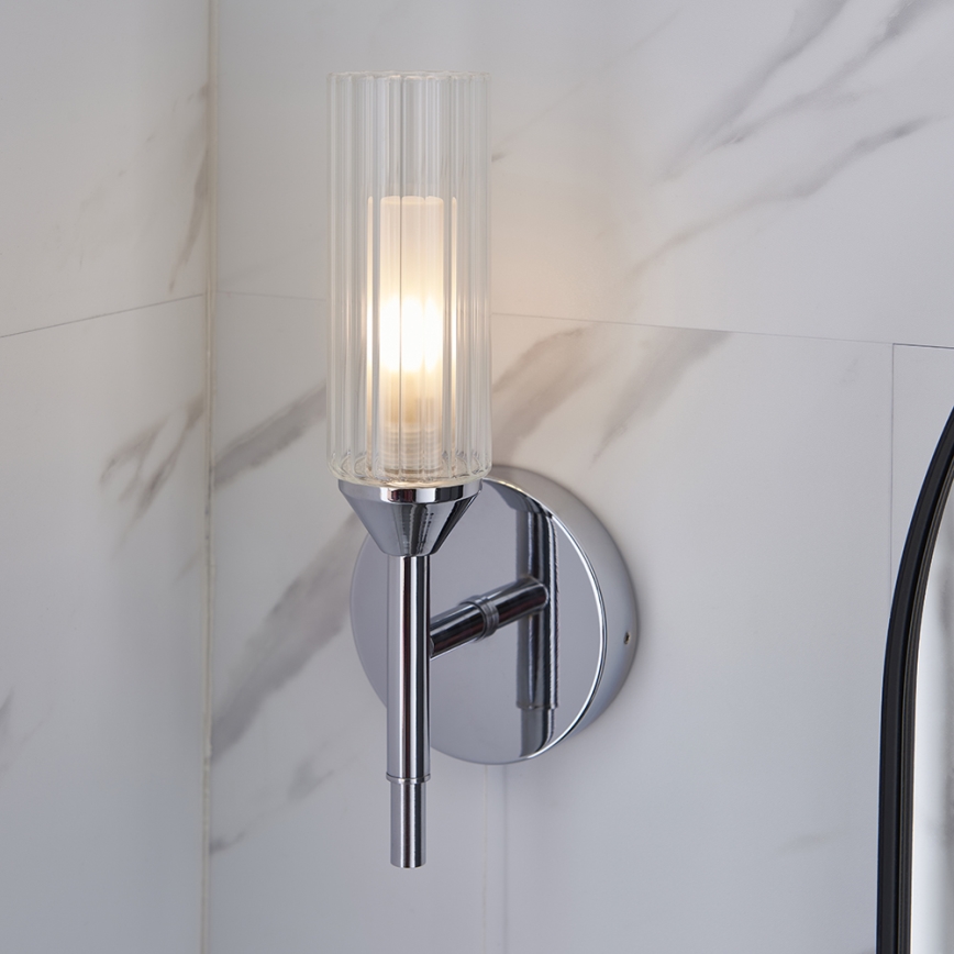 Endon 97171 - Bathroom wall light NATORI 1xG9/3W/230V IP44 shiny chrome