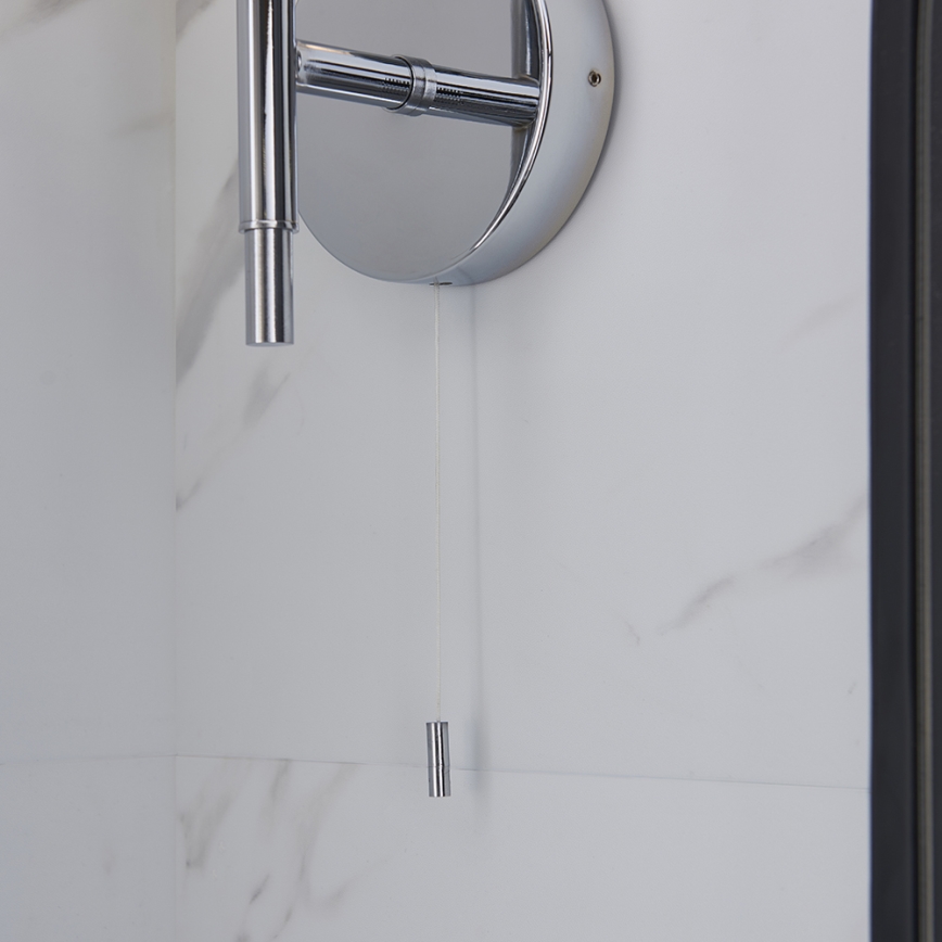 Endon 97171 - Bathroom wall light NATORI 1xG9/3W/230V IP44 shiny chrome