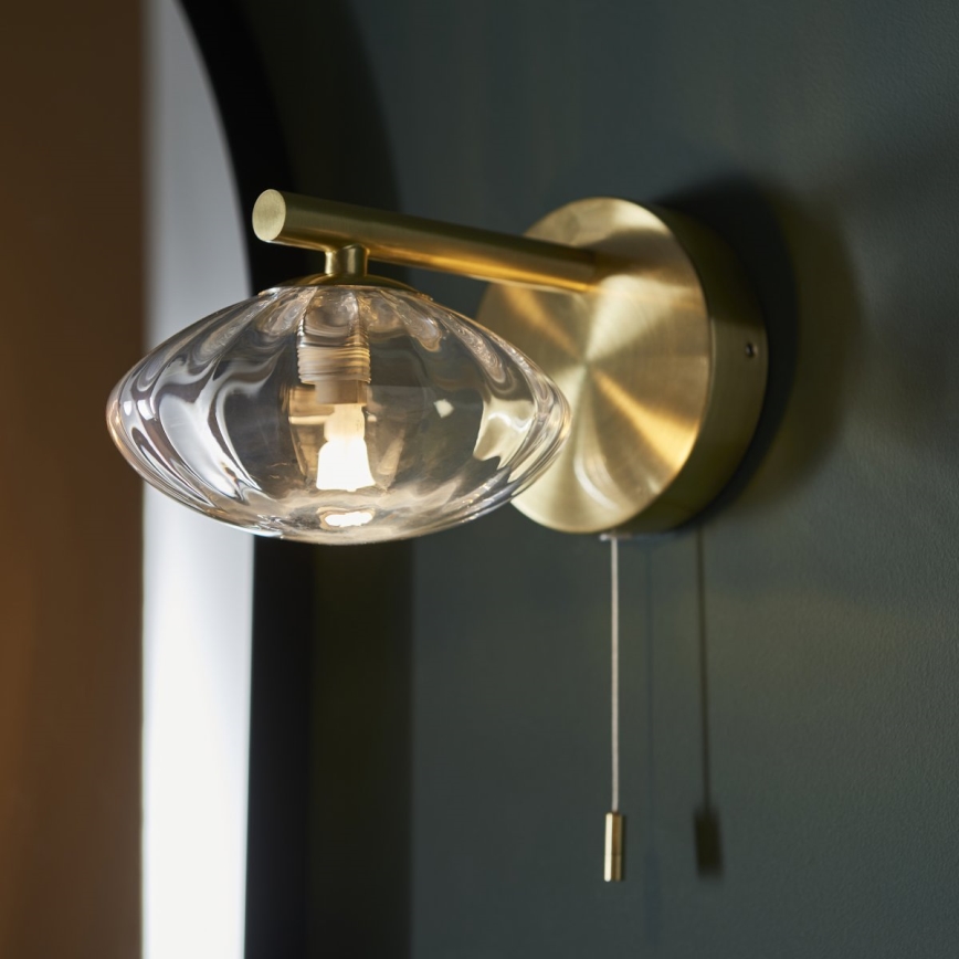 Endon 97182 - Bathroom wall light MOBIAS 1xG9/3W/230V IP44 brass