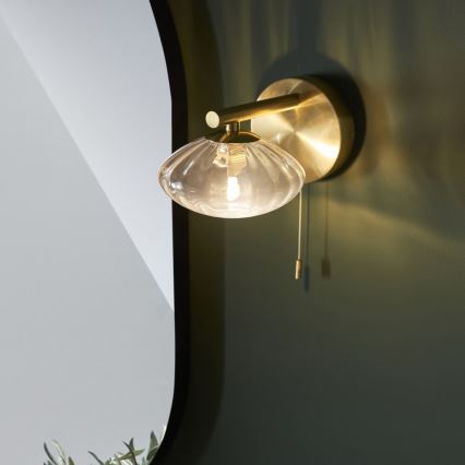 Endon 97182 - Bathroom wall light MOBIAS 1xG9/3W/230V IP44 brass