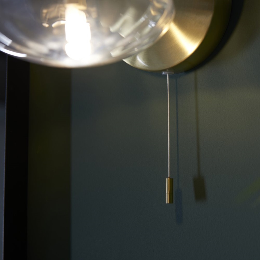 Endon 97182 - Bathroom wall light MOBIAS 1xG9/3W/230V IP44 brass