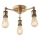 Endon 97243 - Spotlight HAL 3xE27/10W/230V brass