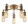 Endon 97244 - Spotlight HAL 5xE27/10W/230V brass