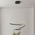 Endon 97632 - DUNE Cable-Suspended LED Pendant LED/47.5W/230V 3000K Black
