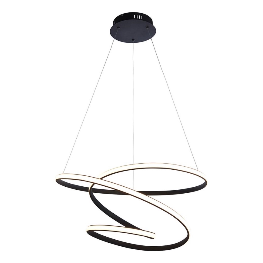 Endon 97632 - DUNE Cable-Suspended LED Pendant LED/47.5W/230V 3000K Black