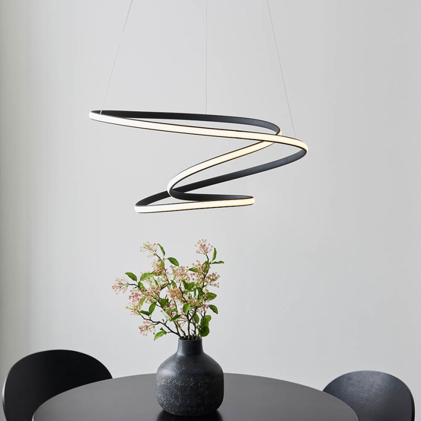 Endon 97632 - DUNE Cable-Suspended LED Pendant LED/47.5W/230V 3000K Black