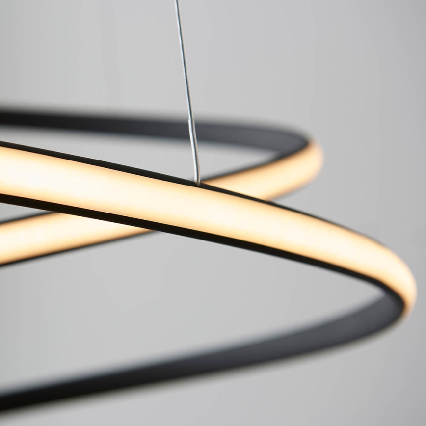 Endon 97632 - DUNE Cable-Suspended LED Pendant LED/47.5W/230V 3000K Black