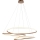 Endon 97645 - TWIRL LED Dimmable Cable-Hung Pendant LED/131W/230V 3000K Gold