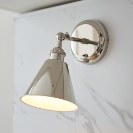 Endon 98716 - HALLE Wall Spotlight 1xE14/40W/230V Polished Chrome