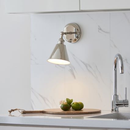 Endon 98716 - HALLE Wall Spotlight 1xE14/40W/230V Polished Chrome
