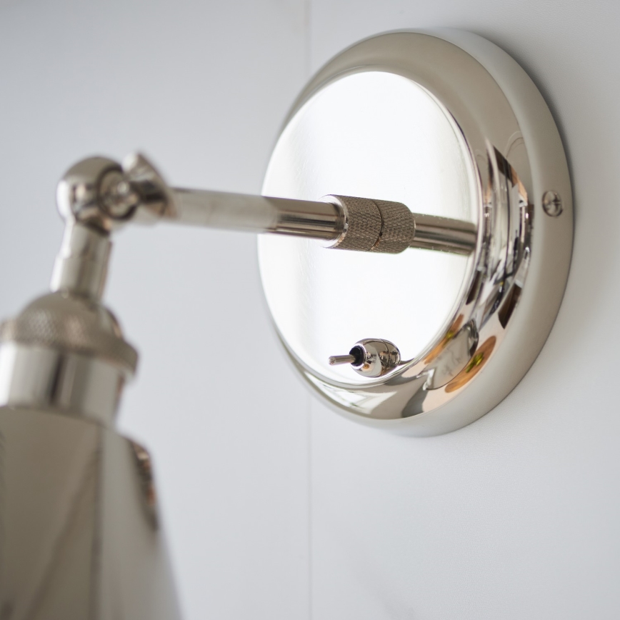 Endon 98716 - HALLE Wall Spotlight 1xE14/40W/230V Polished Chrome