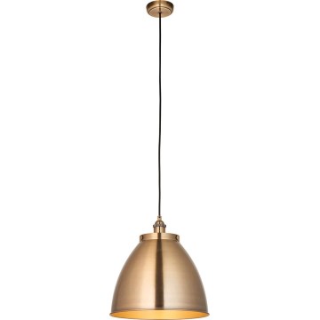 Endon 98744 - FRANKLIN Cable Pendant Light 1xE27/10W/230V Brass