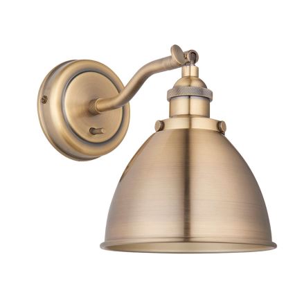 Endon 98746 - Wall spotlight FRANKLIN 1xE14/7W/230V brass