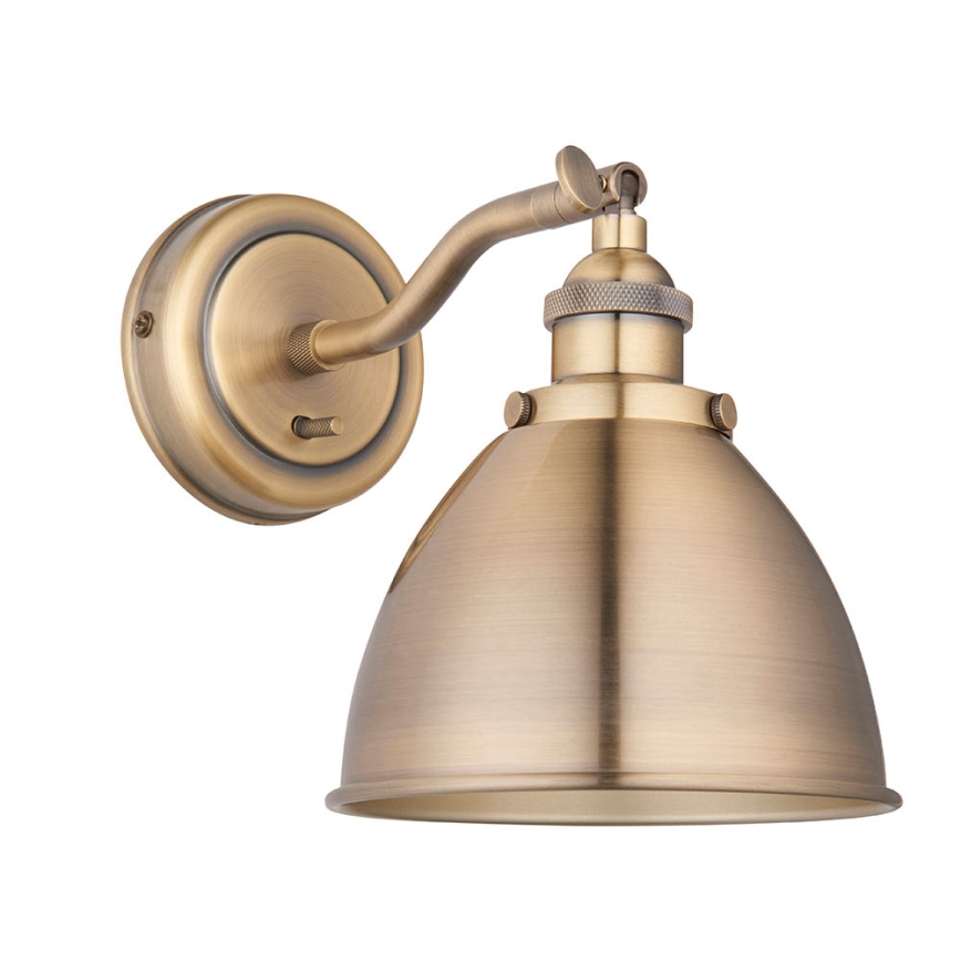 Endon 98746 - Wall spotlight FRANKLIN 1xE14/7W/230V brass