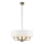 Endon 98933 - Chandelier on a chain HIGHCLERE 6xE14/40W/230V white/brass d. 55 cm