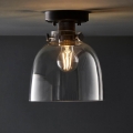 Endon 99106 - Ceiling light URBAN 1xE27/10W/230V black/clear