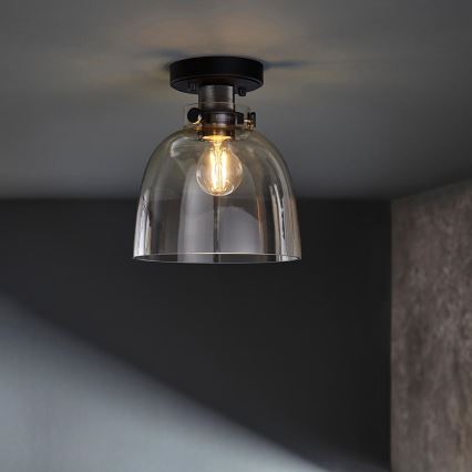 Endon 99106 - Ceiling light URBAN 1xE27/10W/230V black/clear