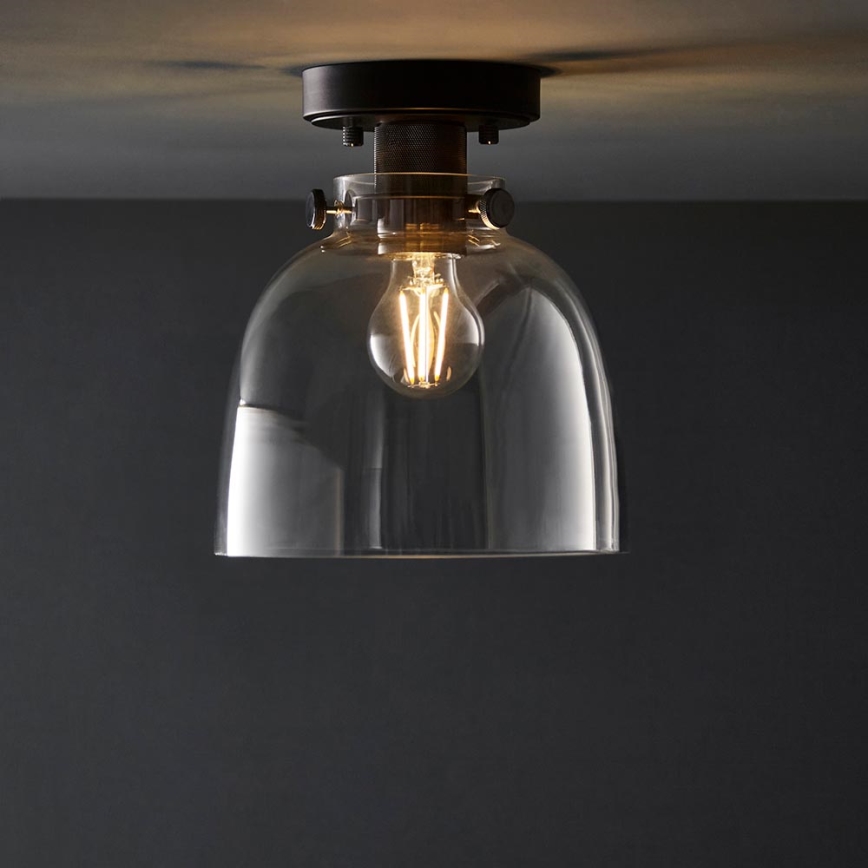 Endon 99106 - Ceiling light URBAN 1xE27/10W/230V black/clear