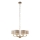 Endon 99151 - Chain-hung chandelier HIGHCLERE 6xE14/28W/230V grey/matte chrome Ø 53 cm
