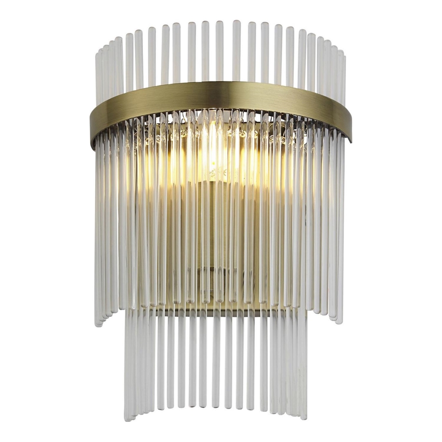 Endon 99168 - Wall light MARIETTA 1xE14/6W/230V brass/clear
