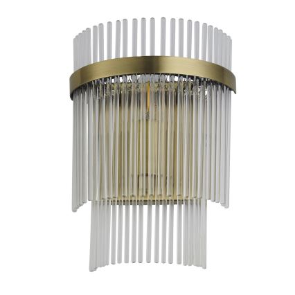Endon 99168 - Wall light MARIETTA 1xE14/6W/230V brass/clear