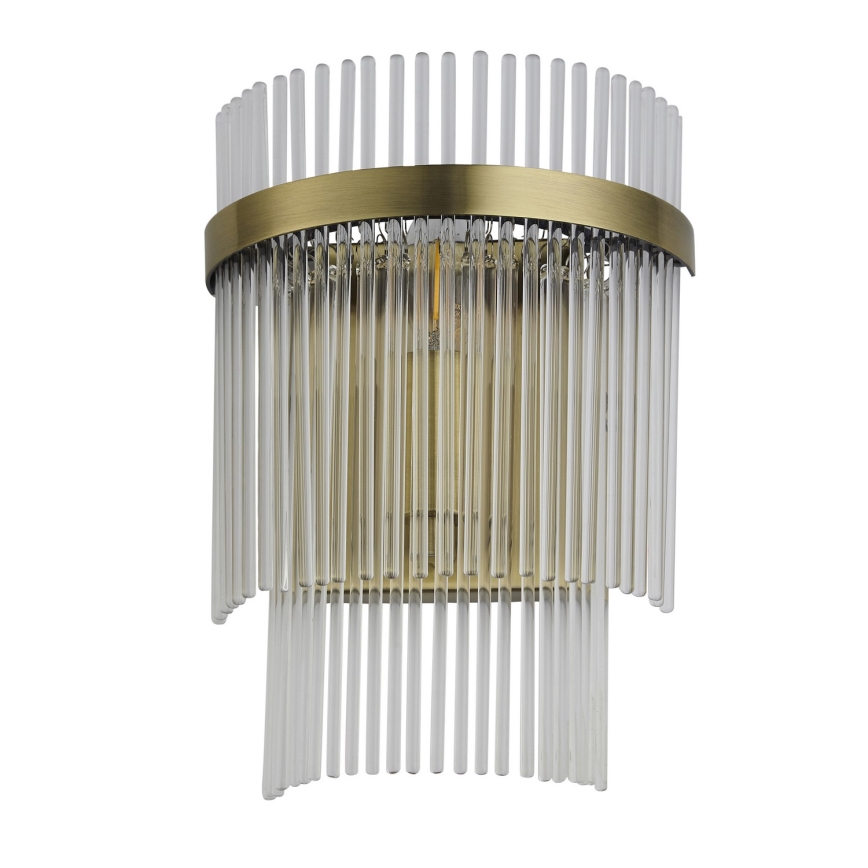 Endon 99168 - Wall light MARIETTA 1xE14/6W/230V brass/clear