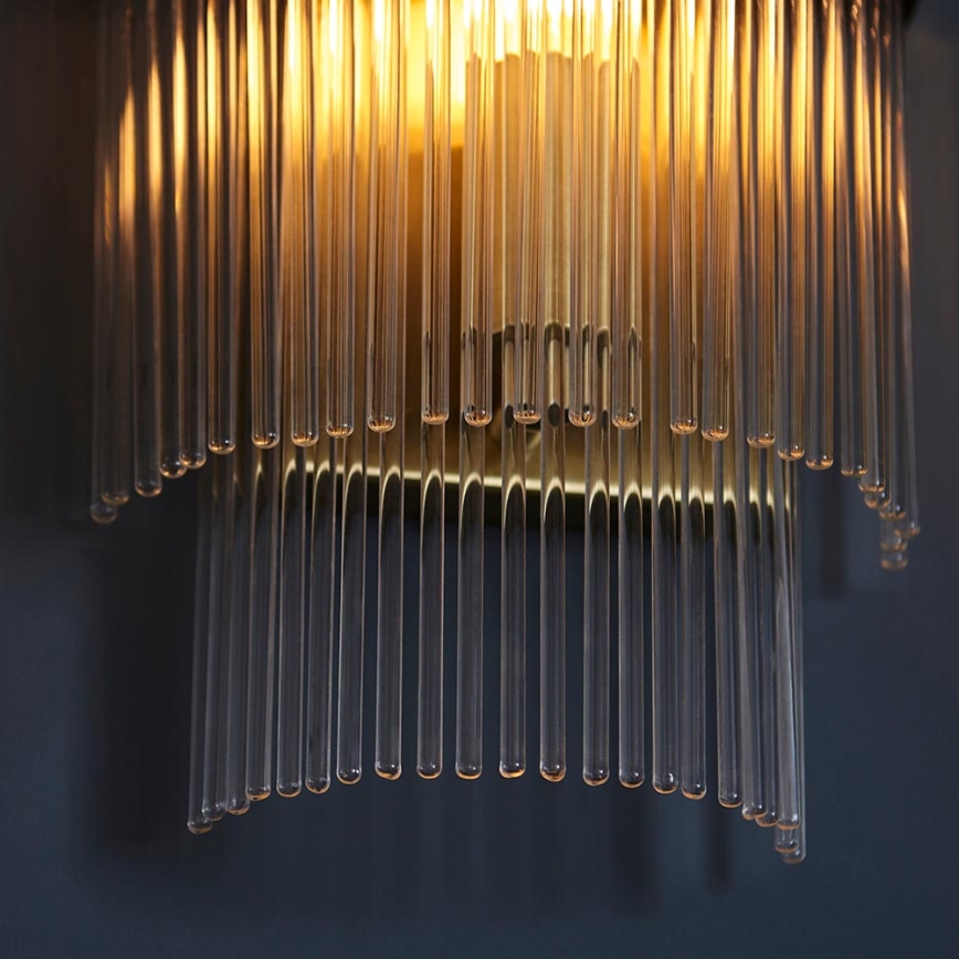 Endon 99168 - Wall light MARIETTA 1xE14/6W/230V brass/clear