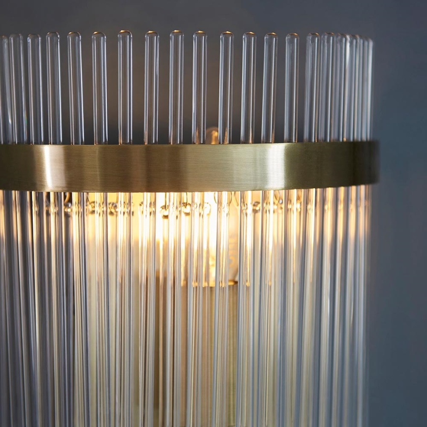 Endon 99168 - Wall light MARIETTA 1xE14/6W/230V brass/clear