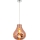 Endon 99790 - Cable-suspended pendant light EUROPA 1xE27/10W/230V smoky brown