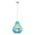 Endon 99791 - Chandelier on a string EUROPA 1xE27/10W/230V blue