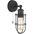 Endon 99948 - CREW Bathroom Wall Light 1xE27/6W/230V IP44 Black
