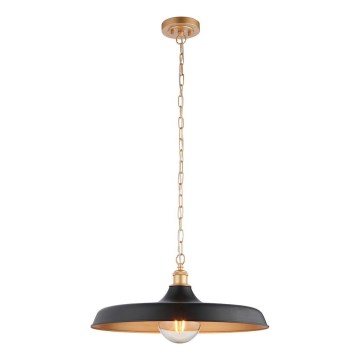 Endon 99998 - SABIAN Chain Pendant Light 1xE27/10W/230V Black/Gold