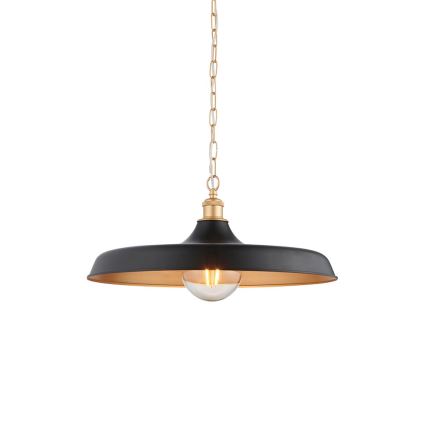 Endon 99998 - SABIAN Chain Pendant Light 1xE27/10W/230V Black/Gold