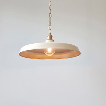 Endon 99999 - SABIAN Chain-Hung Chandelier 1xE27/10W/230V Cream/Gold