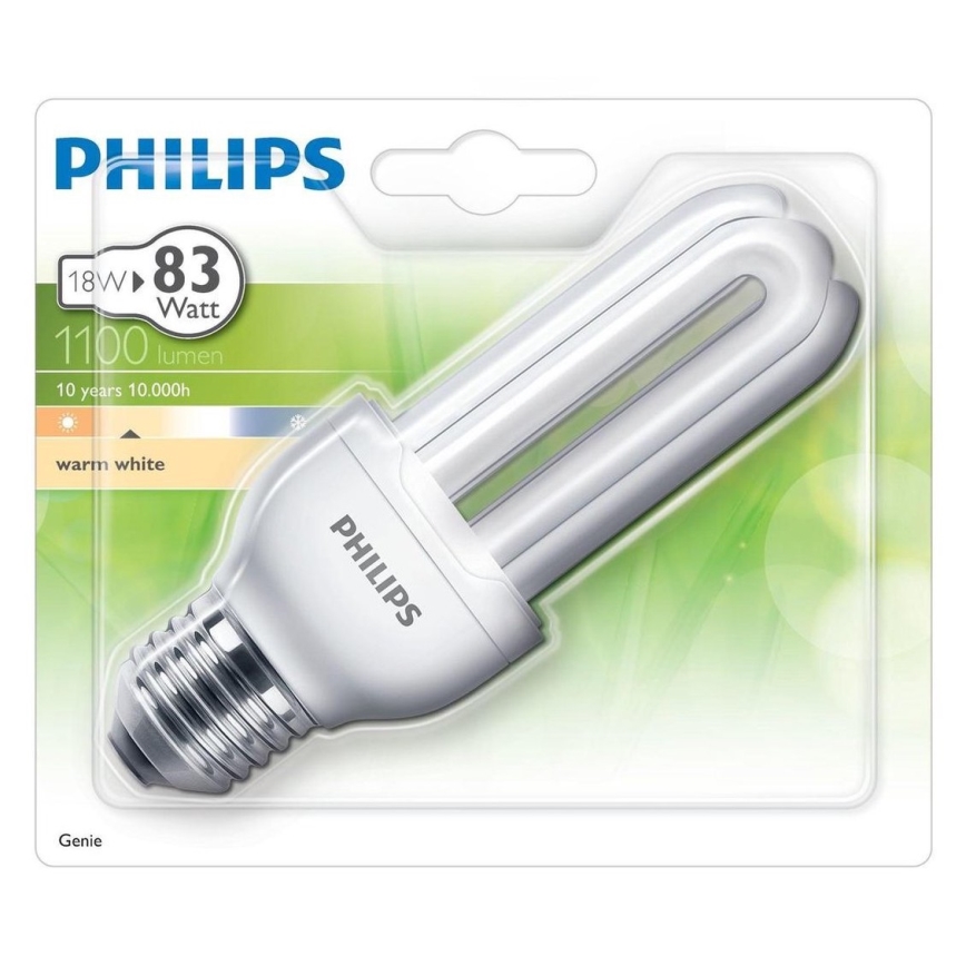 Energy-saving bulb Philips GENIE E27/18W/230V 2700K