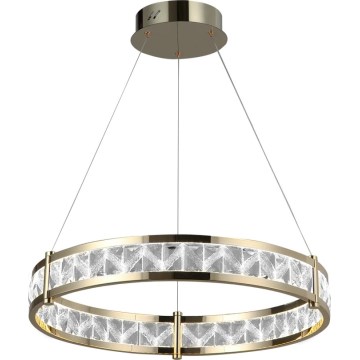 ENRIQUE Dimmable LED Crystal Chandelier on Cable, LED/55W/230V, 3000–6000K, Ø 80 cm + Remote Control