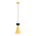 ENTORI cable-suspended pendant lamp 1xE27/15W/230V yellow/black