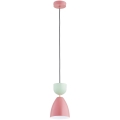 ENTORI cord pendant light 1xE27/15W/230V pink/mint