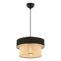 ERO pendant lamp 1xE27/60W/230V black/beige