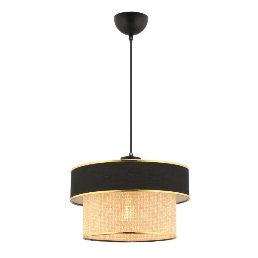 ERO pendant lamp 1xE27/60W/230V black/beige