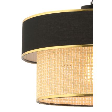 ERO pendant lamp 1xE27/60W/230V black/beige
