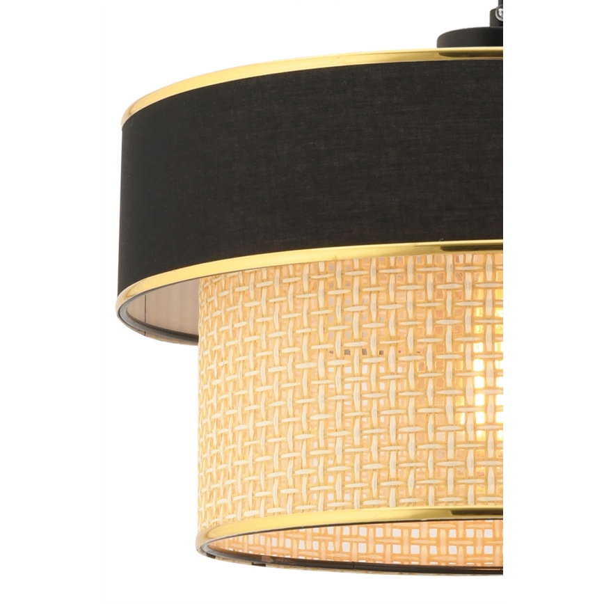 ERO pendant lamp 1xE27/60W/230V black/beige