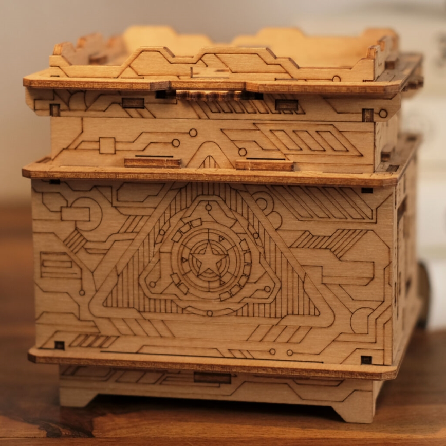 EscapeWelt - 3D wooden mechanical puzzle Orbital box