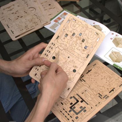 EscapeWelt - 3D wooden mechanical puzzle Orbital box