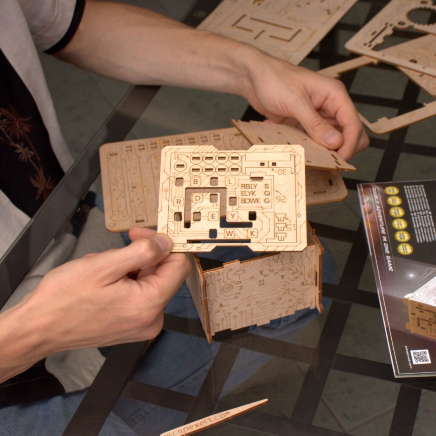 EscapeWelt - 3D wooden mechanical puzzle Orbital box